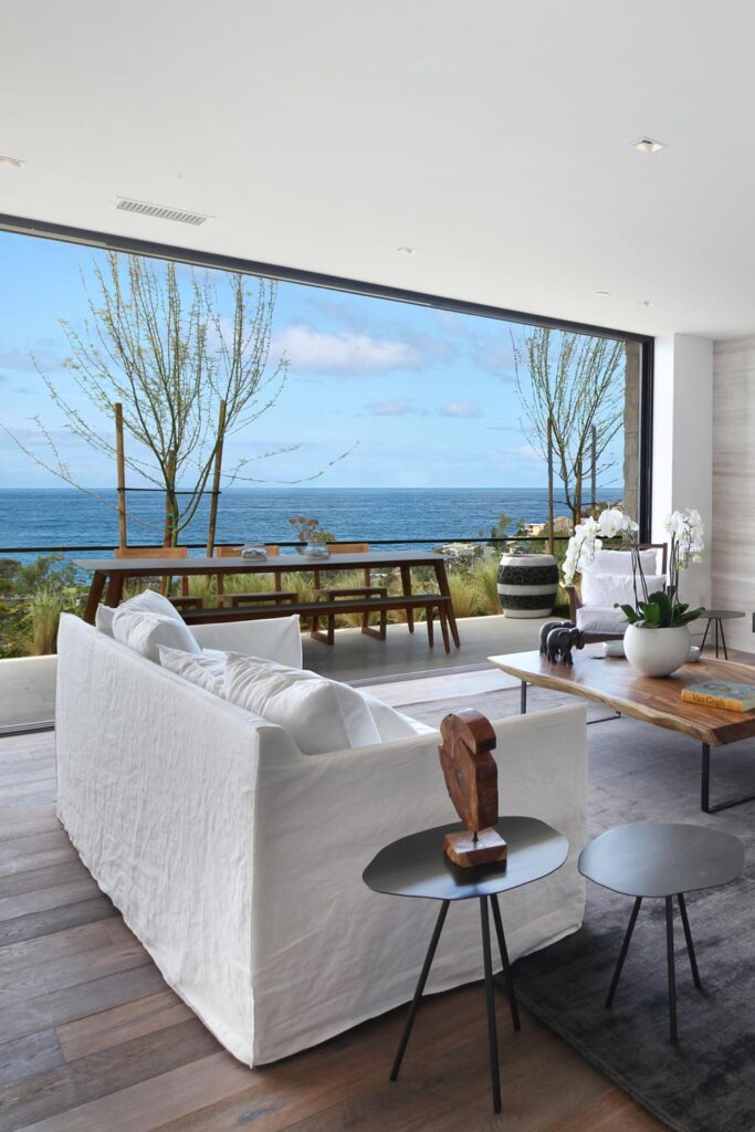 Contemporary Living Room with Beach Views by NXT Level